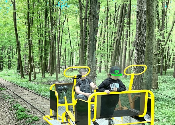 Bilety na  21.03.2026 (sobota) Pierwszy dzień wiosny na drezynie